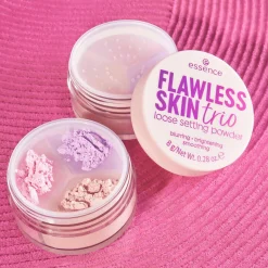 essence FLAWLESS SKIN trio cipria in polvere New