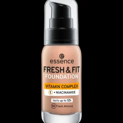 essence FRESH & FIT FONDOTINTA VISO 50 - fresh almond Flash Sale