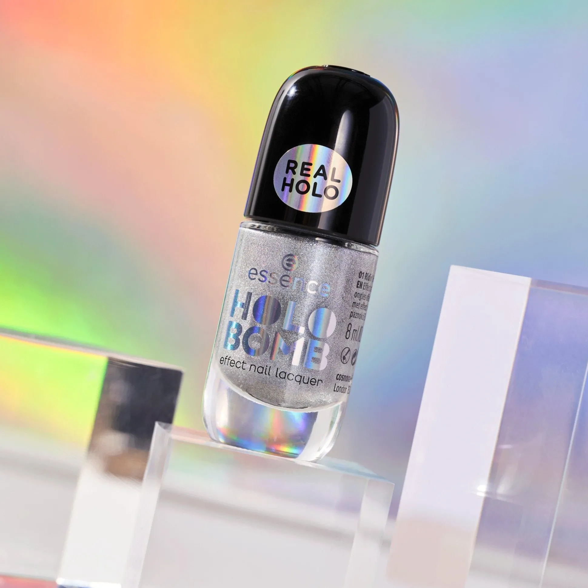 essence holo bomb smalto unghie 01 - Ridin' Holo New