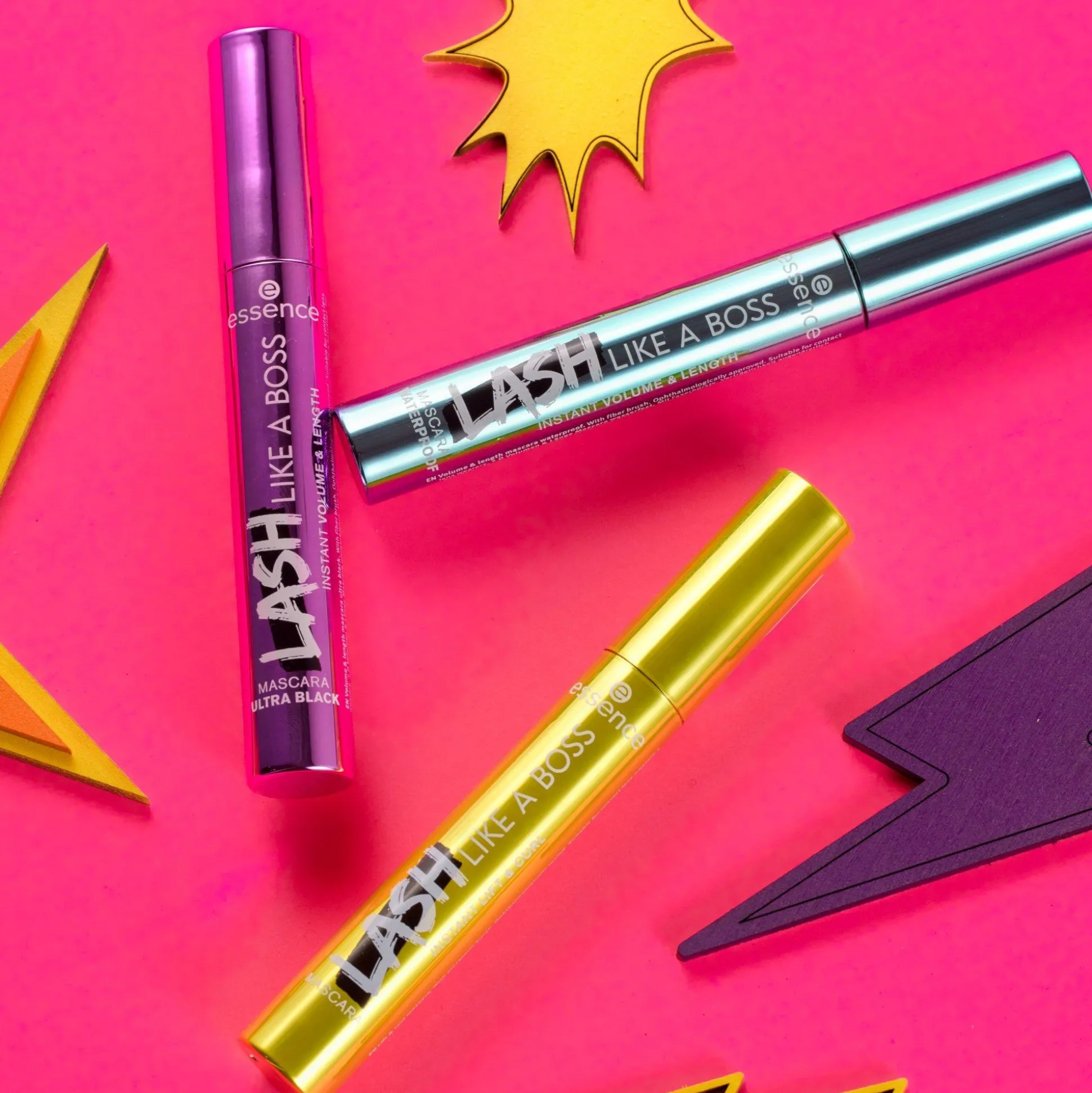 essence LASH LIKE A BOSS INSTANT VOLUME & LENGTH MASCARA ULTRA NERO Flash Sale