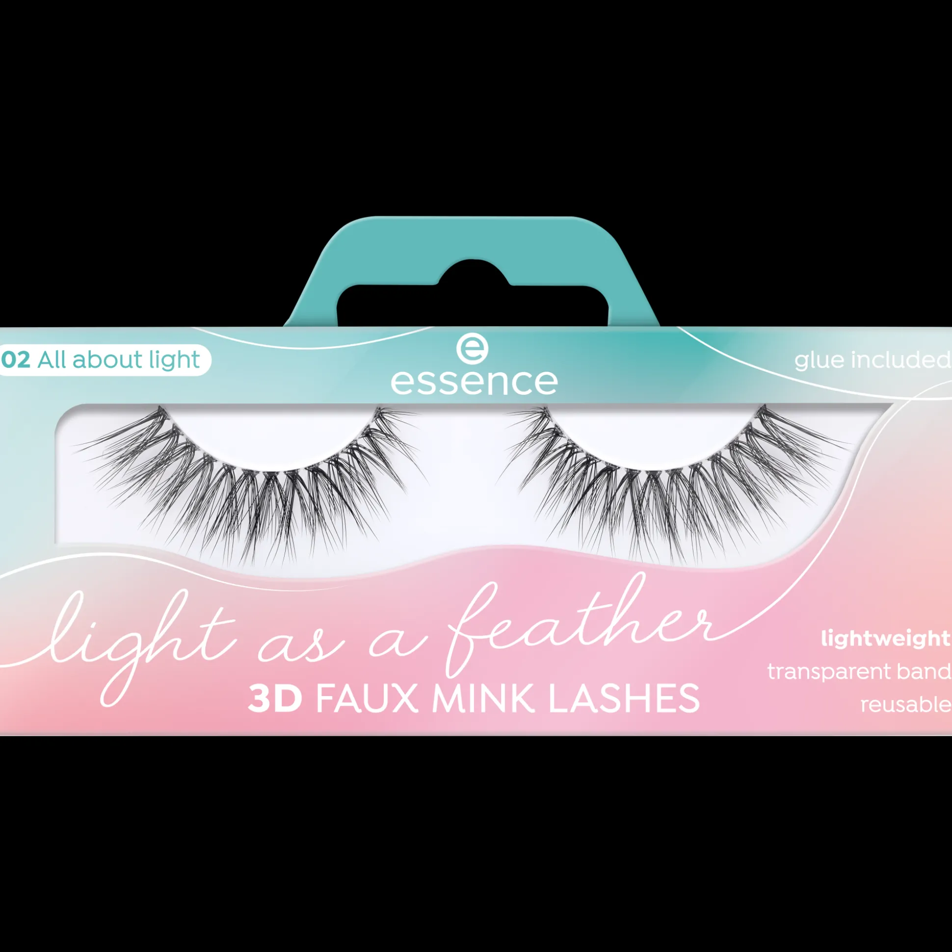 essence LIGHT AS A FEATHER Ciglia finte effetto visone 3D 02 - All about light New