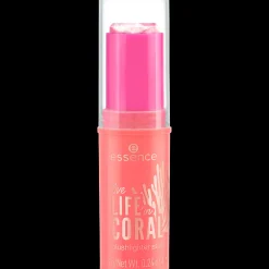 essence live LIFE in CORAL blushlighter in stick Outlet