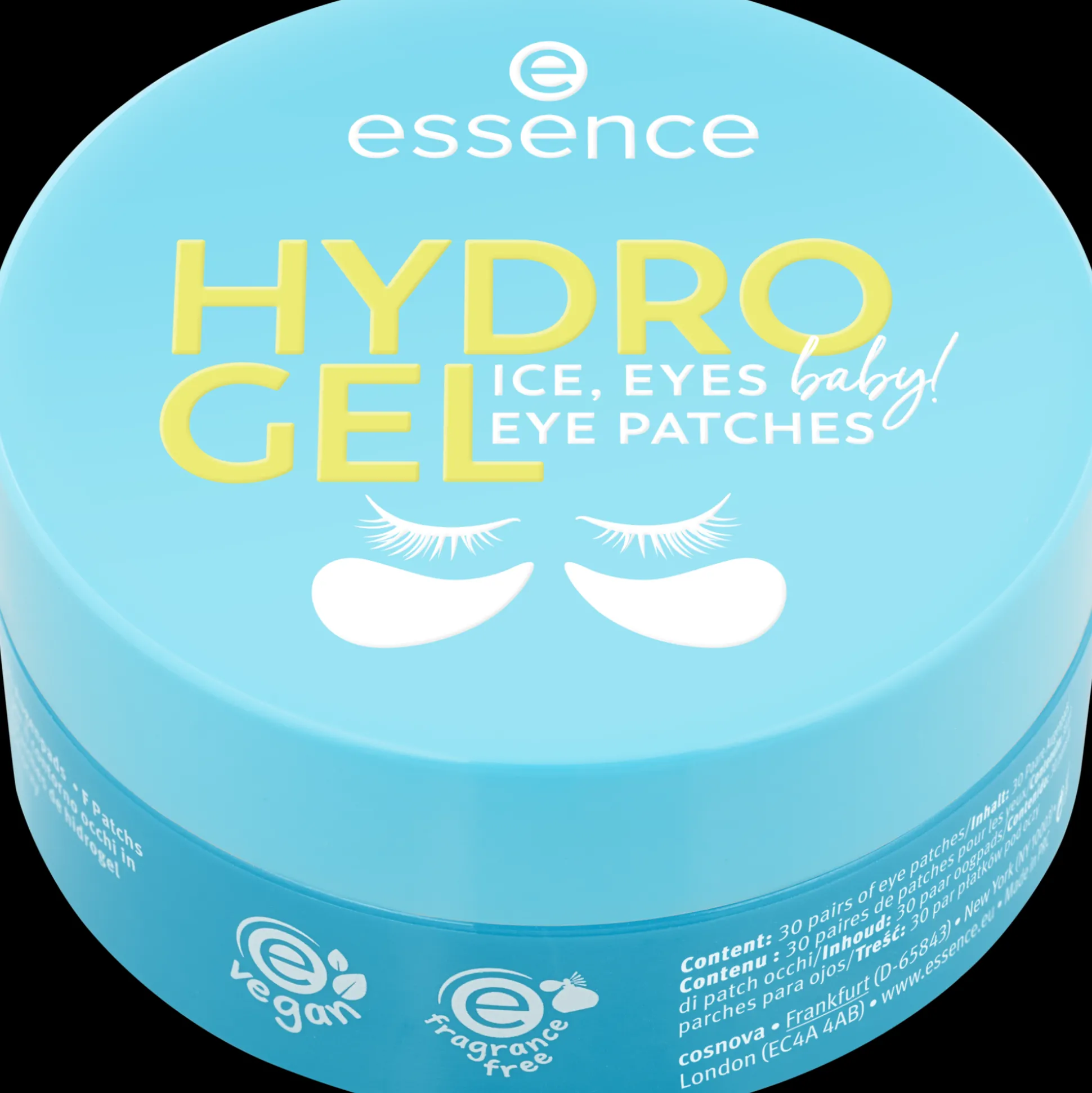 essence Patch occhi HYDRO GEL ICE, EYES, baby! 30 coppie Best