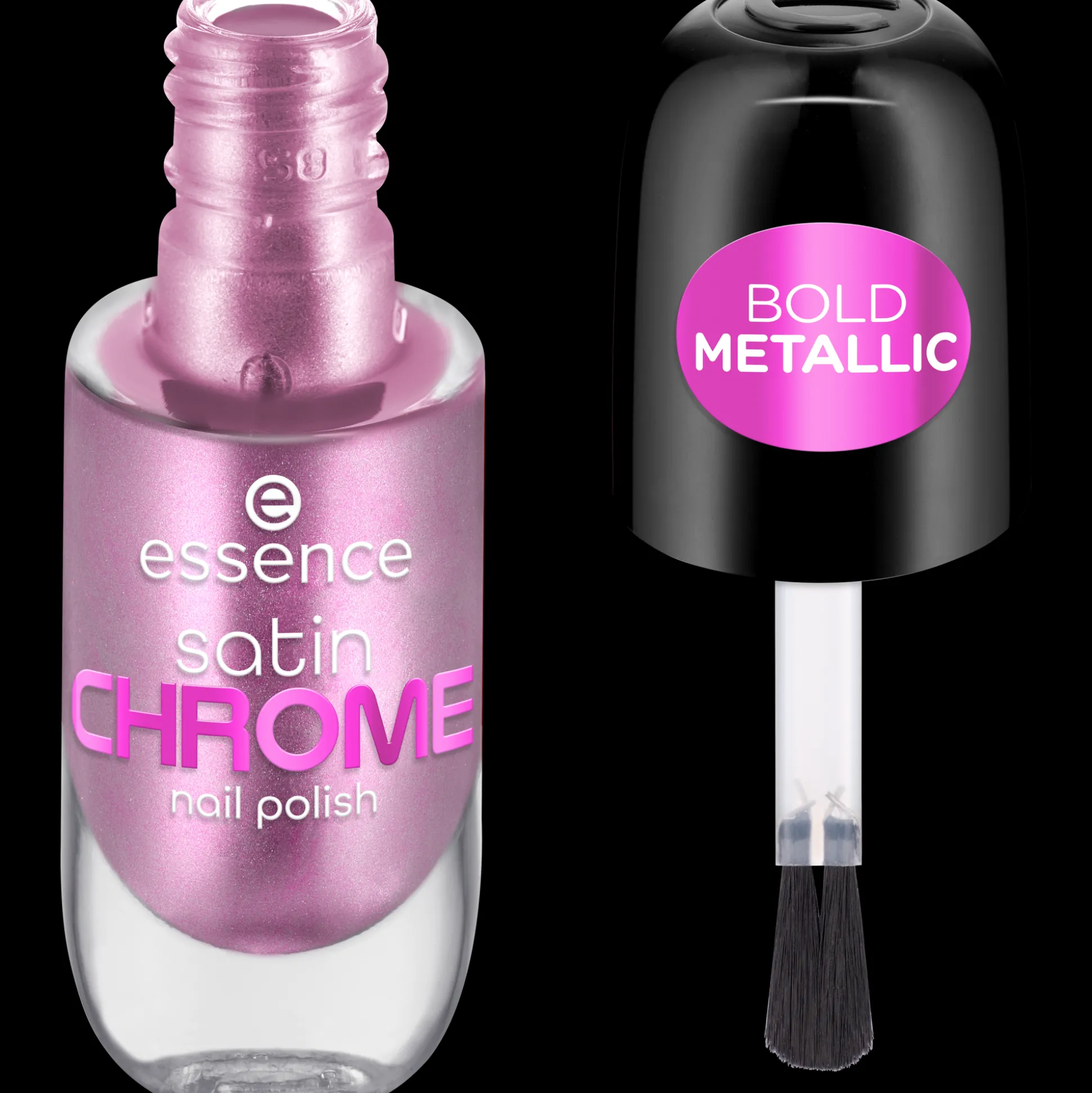 essence satin CHROME smalto unghie 02 - Artificial Pinktelligence Outlet