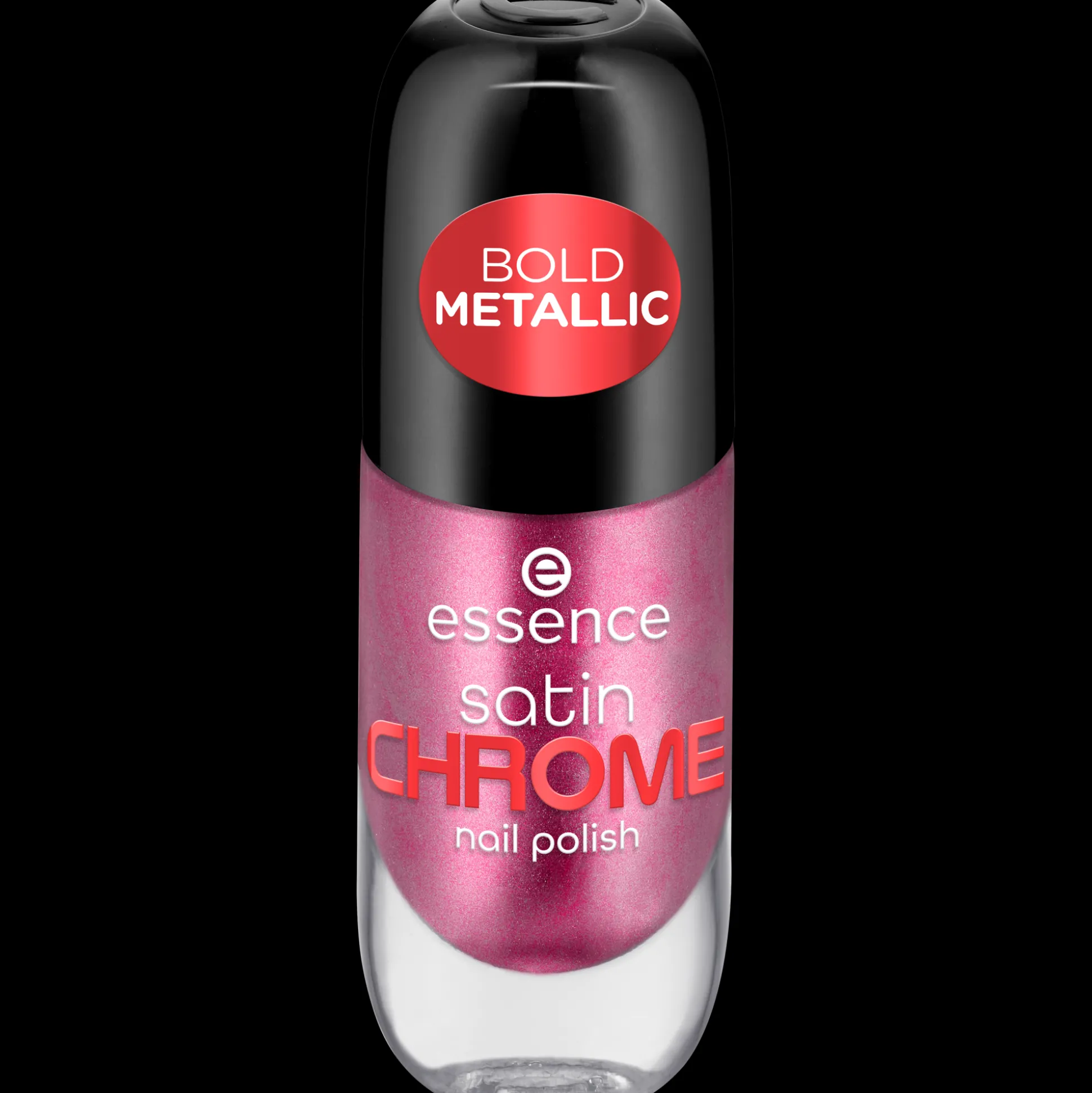 essence satin CHROME smalto unghie 03 - Meta Maroon Hot