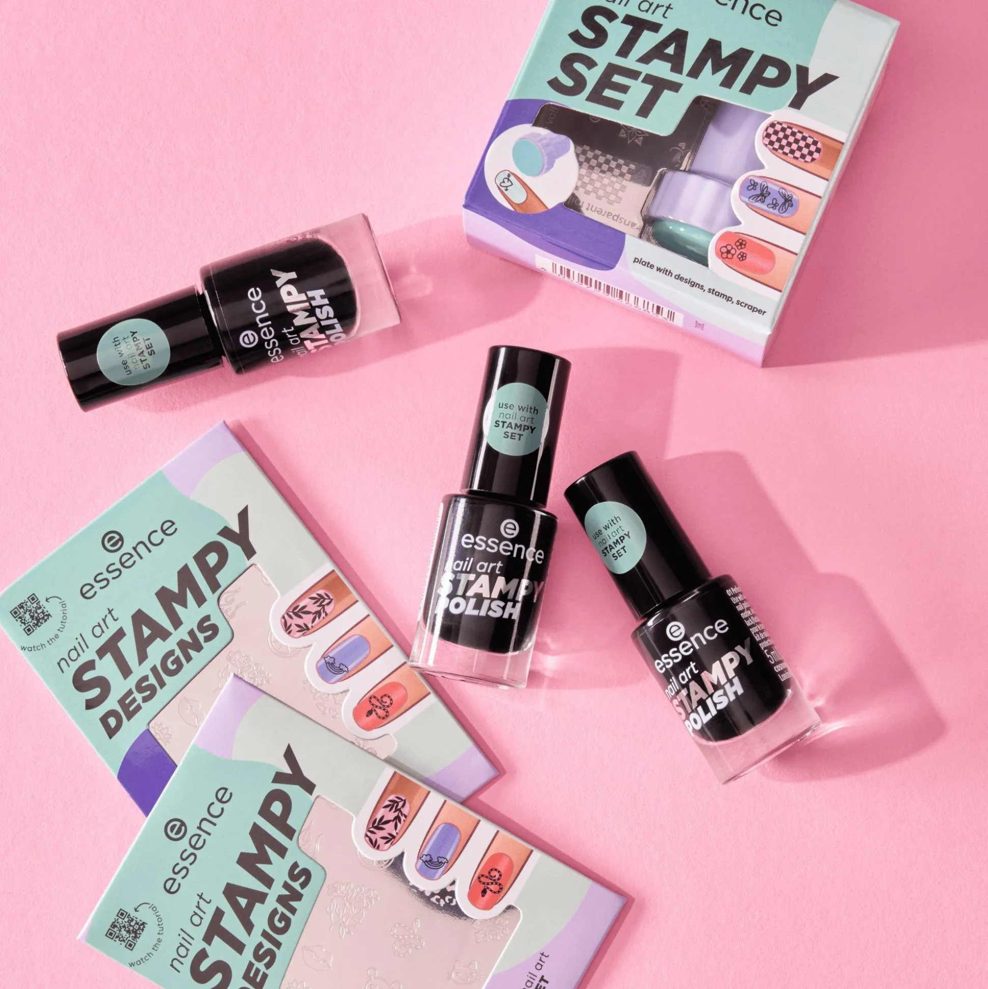 essence STAMPY DESIGNS per nail art. Clearance