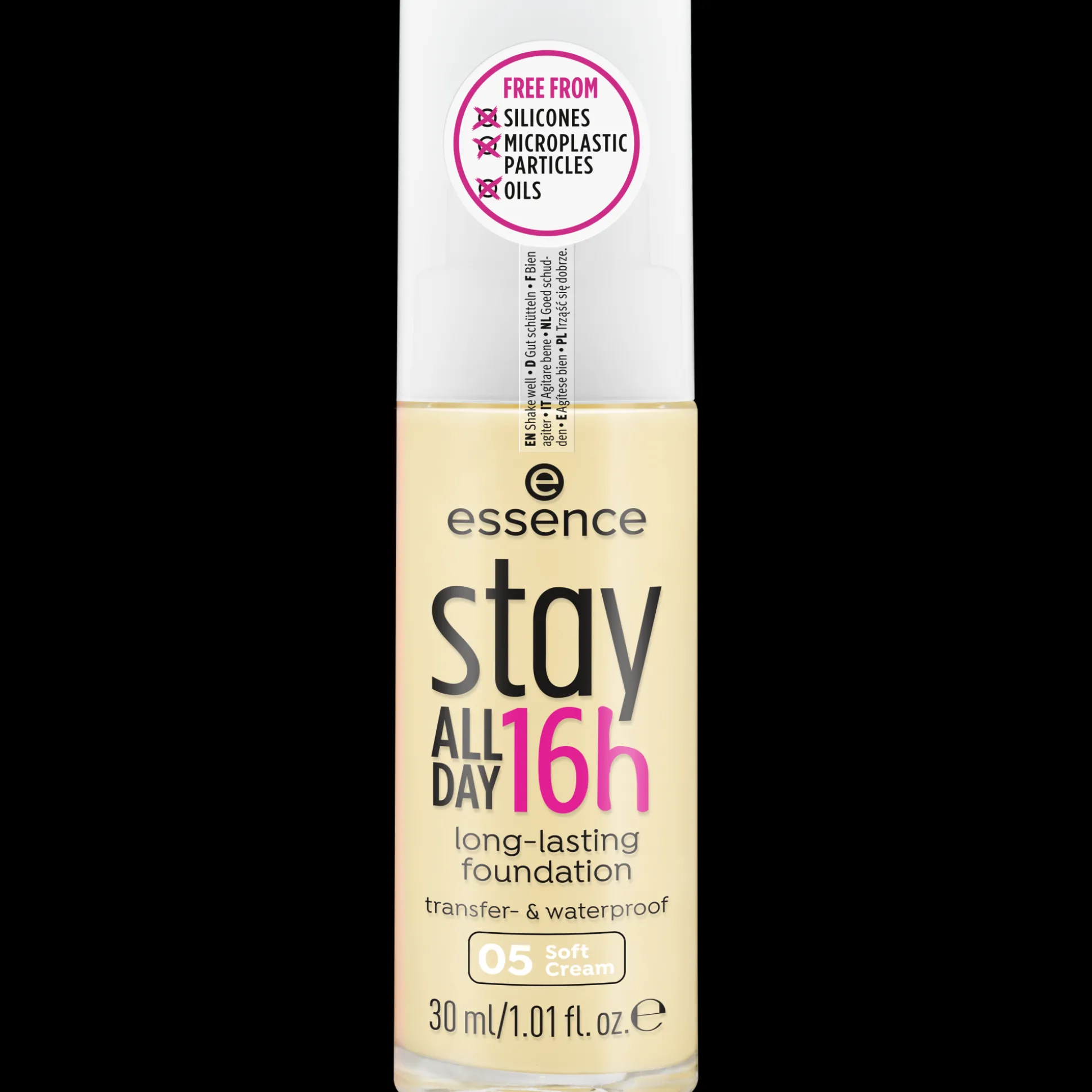 essence stay ALL DAY 16h long-lasting fondotinta viso 05 - Soft Cream Sale
