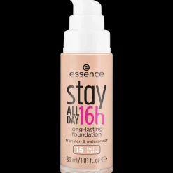 essence stay ALL DAY 16h long-lasting fondotinta viso 15 - Soft Creme Flash Sale