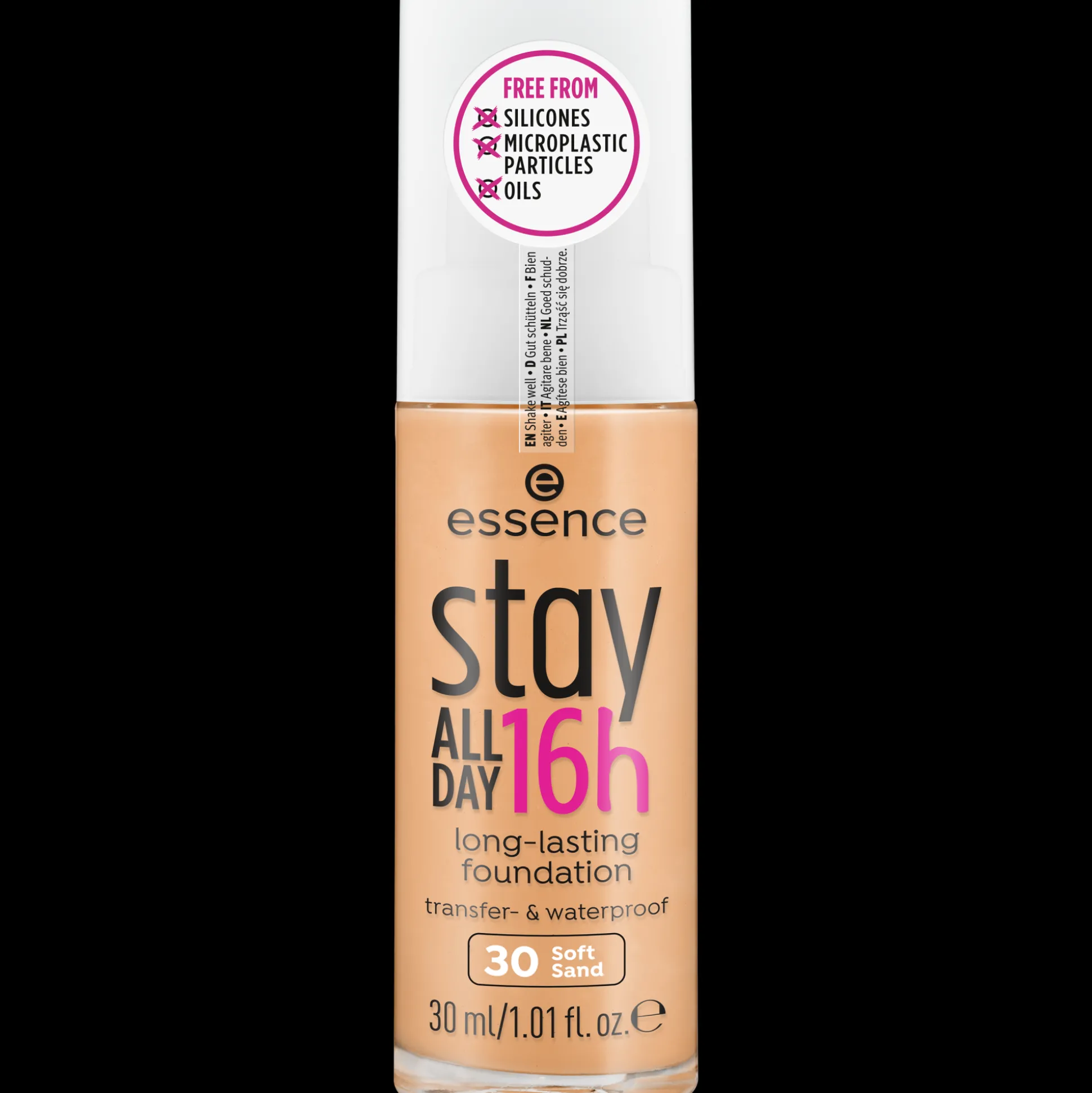 essence stay ALL DAY 16h long-lasting fondotinta viso 30 - Soft Sand Cheap