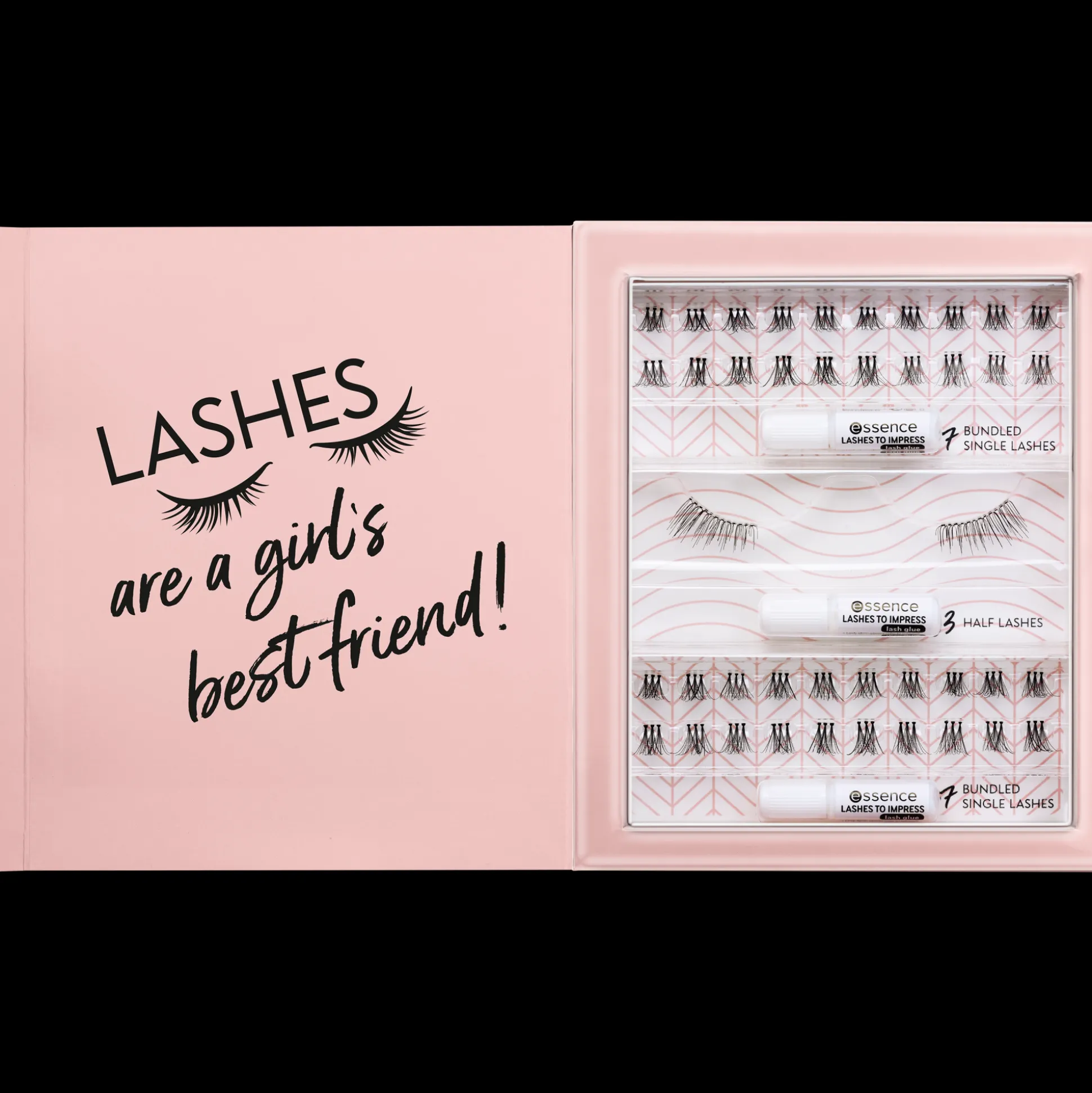 essence 3x Ciglia finte LASHES TO IMPRESS set 01 Clearance