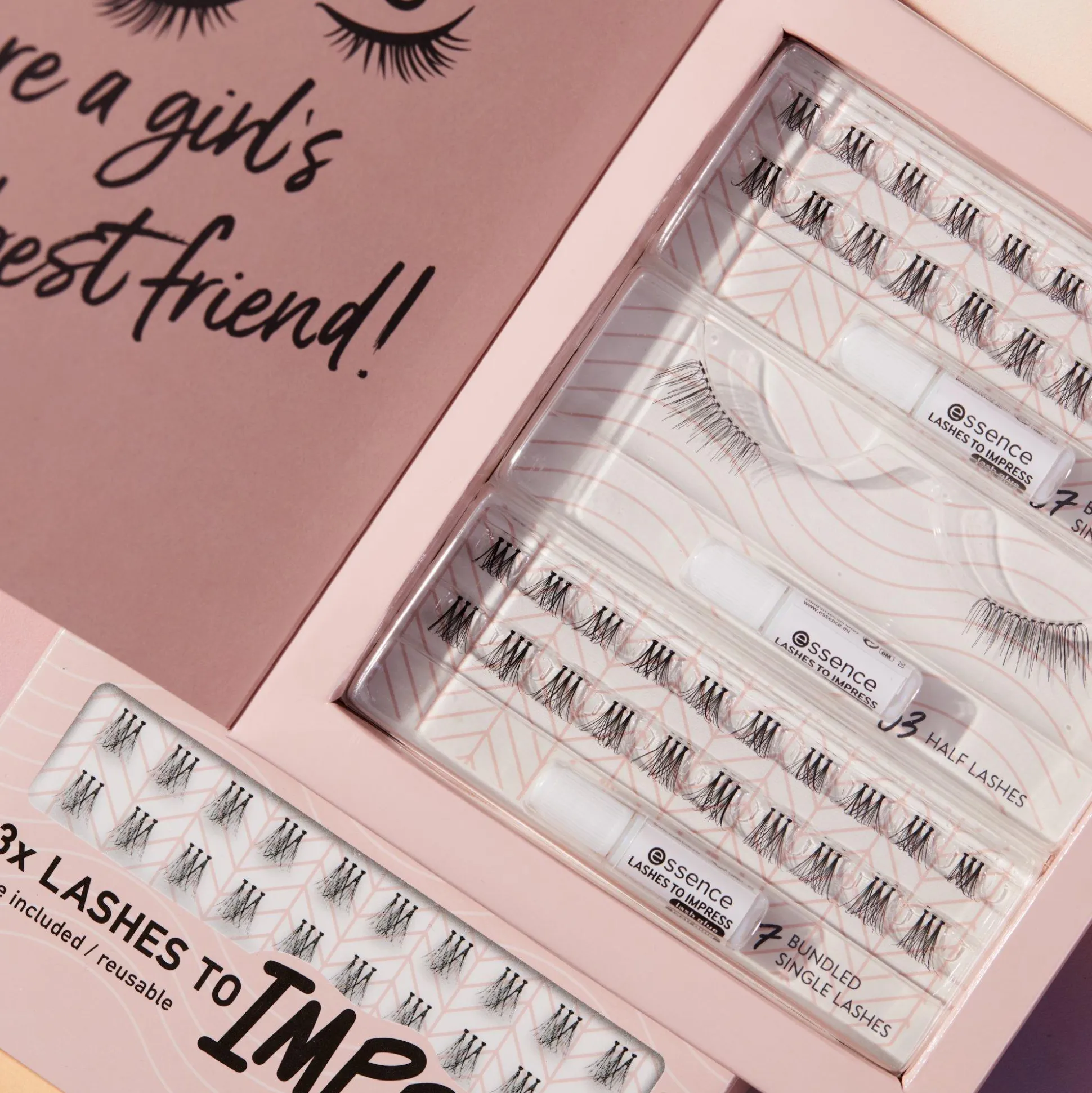 essence 3x Ciglia finte LASHES TO IMPRESS set 01 Clearance