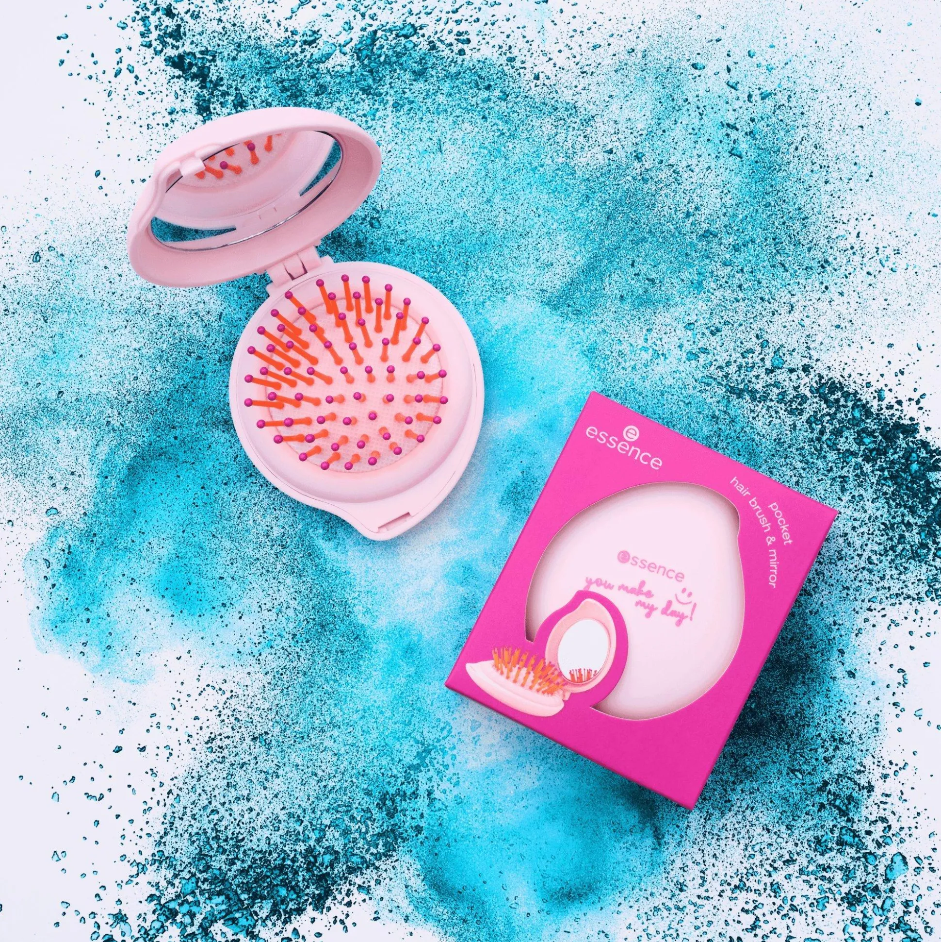 essence you make my day! pocket hair brush & mirrori Cheap